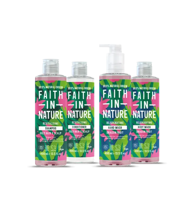 Faith in Nature Dragon Fruit haar- en bodyset 4-delig