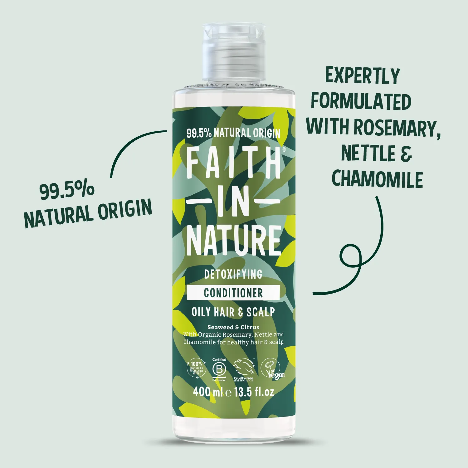 Faith in Nature Seaweed & Citrus conditioner 400ml vet haar