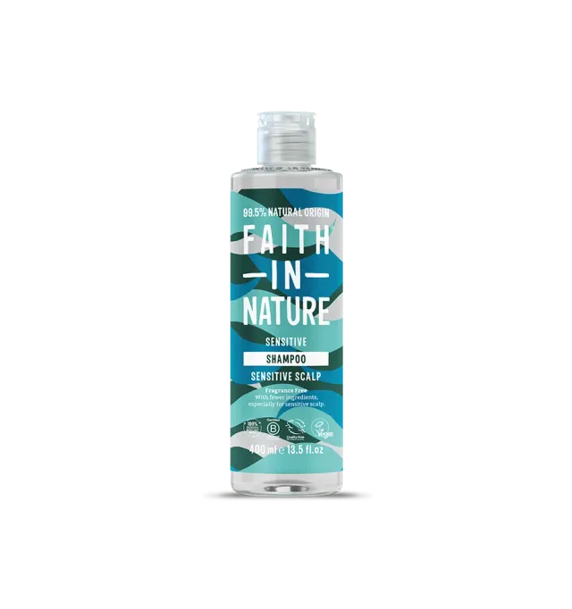 Faith in Nature Fragrance Free shampoo 400ml gevoelige huid