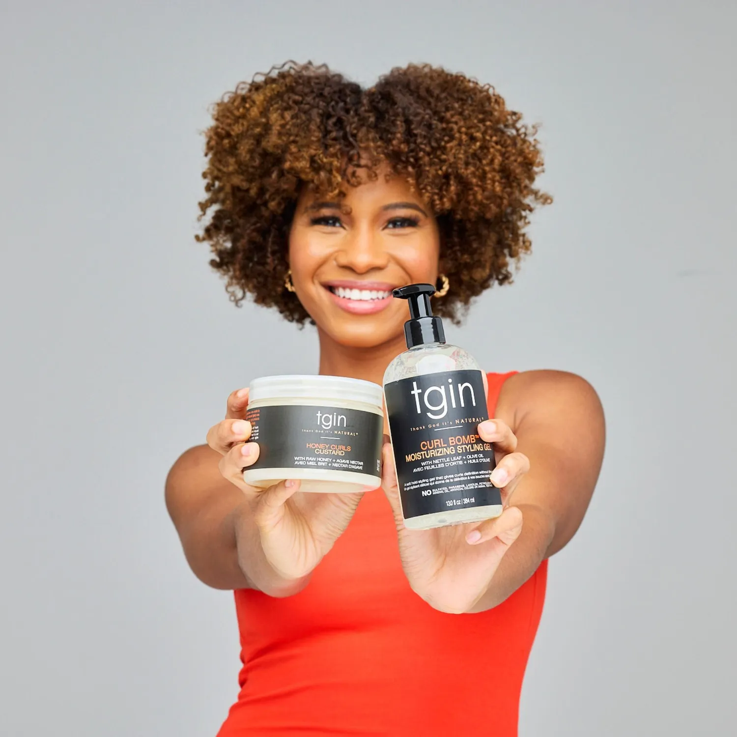 TGIN Curl Bomb Styling Gel 13 oz definitie