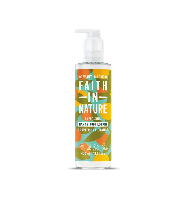 Faith in Nature Grapefruit & Orange hand- en bodylotion 400ml vegan