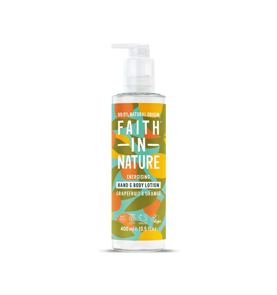 Faith in Nature Grapefruit & Orange hand- en bodylotion 400ml vegan