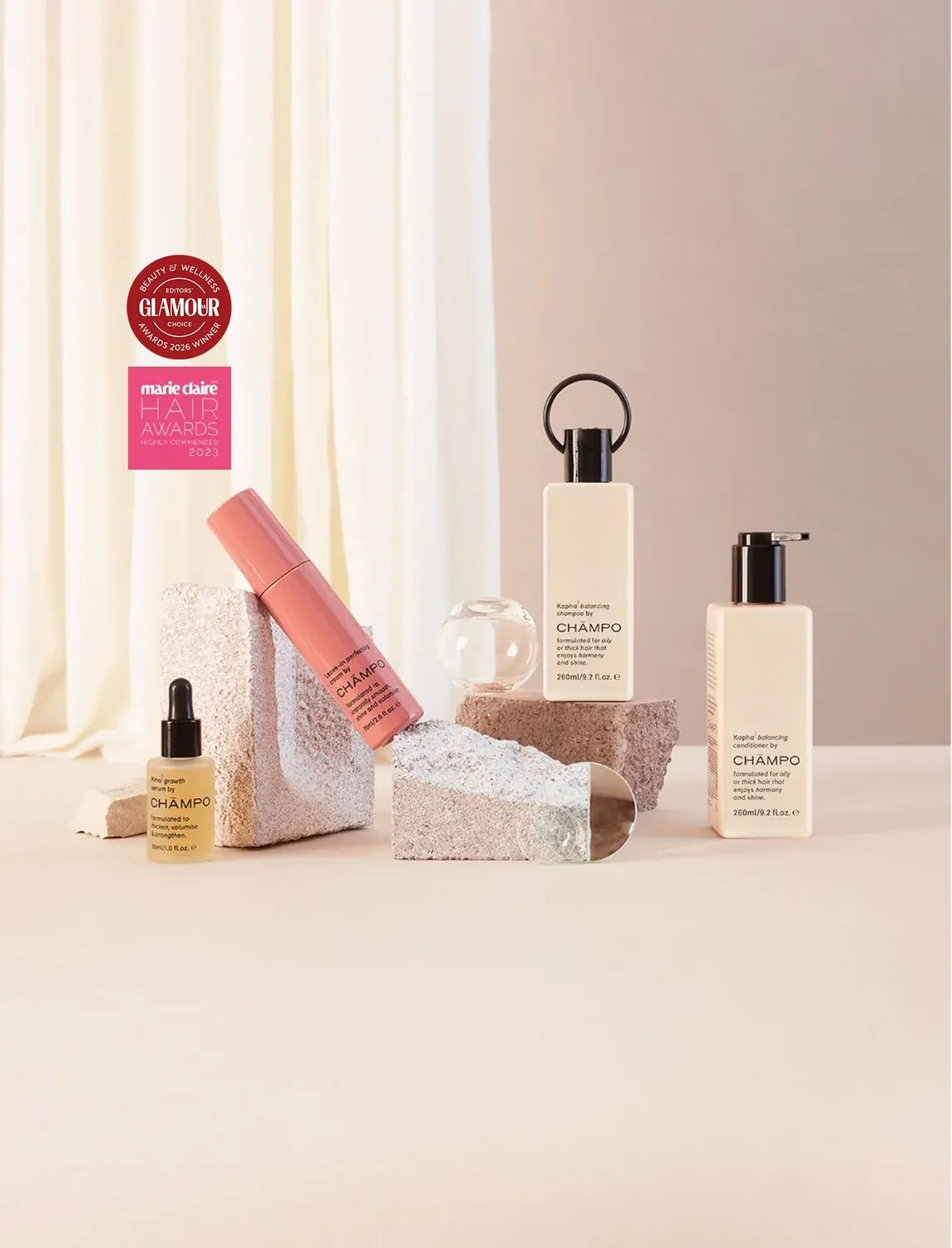 Chāmpo Kapha Ultimate Balancing System haarset vet haar