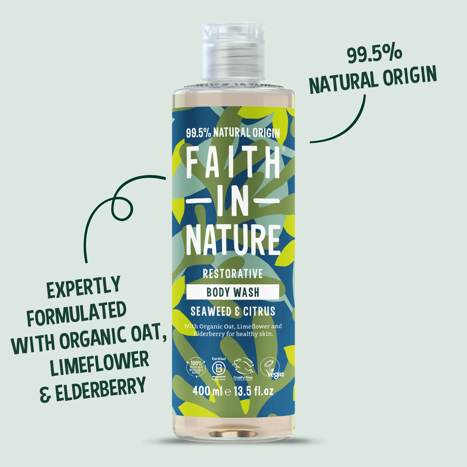 Faith in Nature Seaweed & Citrus douchegel 400ml