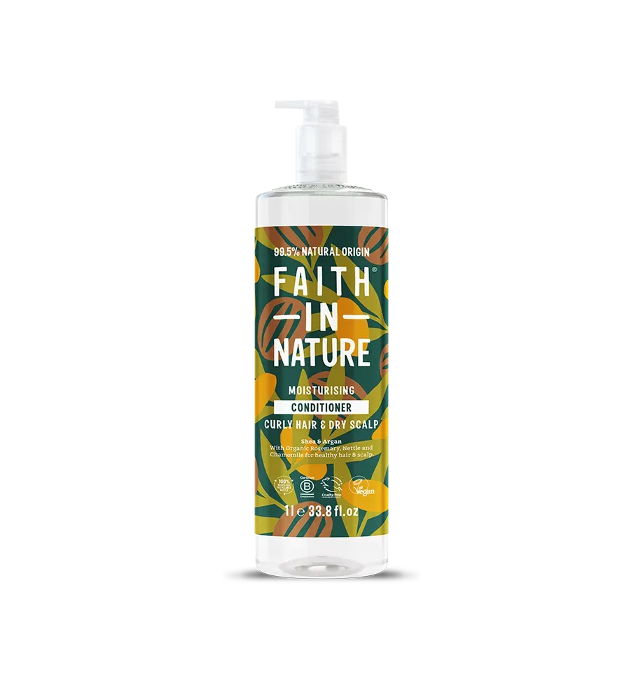 Faith in Nature Shea & Argan conditioner 1L voor droog haar