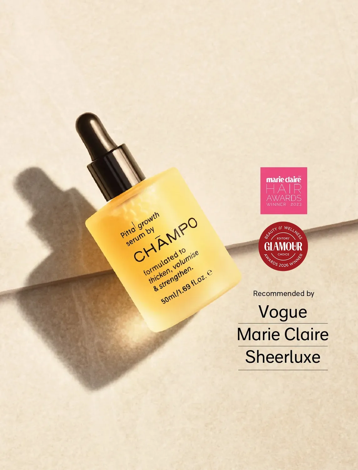Chāmpo growth serum large haarserum volume