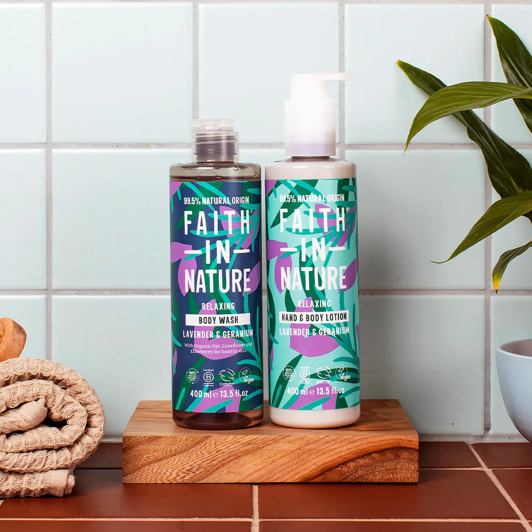 Faith in Nature Lavender douchegel gevoelige huid 400ml