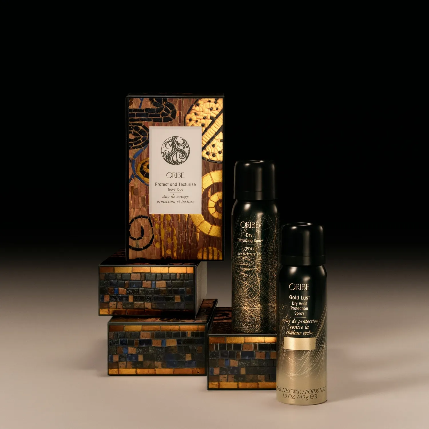 Oribe Protect and Texturize Travel Duo set hitte