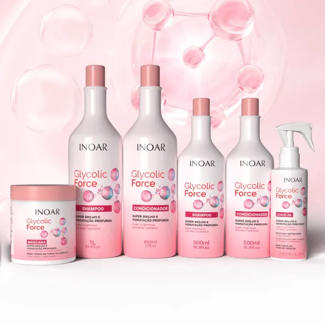 Inoar Glycolic Force haarset met glycolzuur en mango