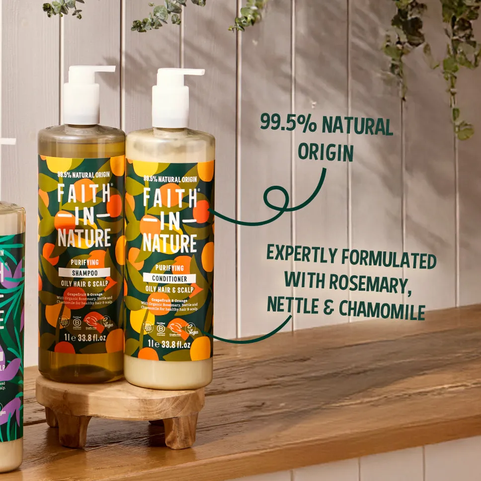 Faith in Nature Grapefruit & Orange conditioner 1L vet haar