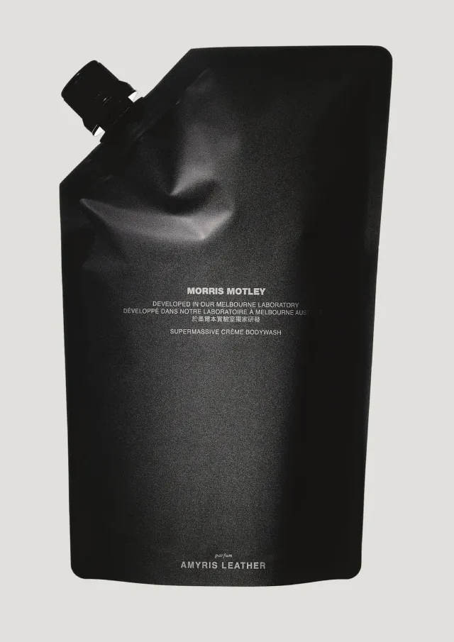 Morris Motley Supermassive Crème Bodywash Navulling leer