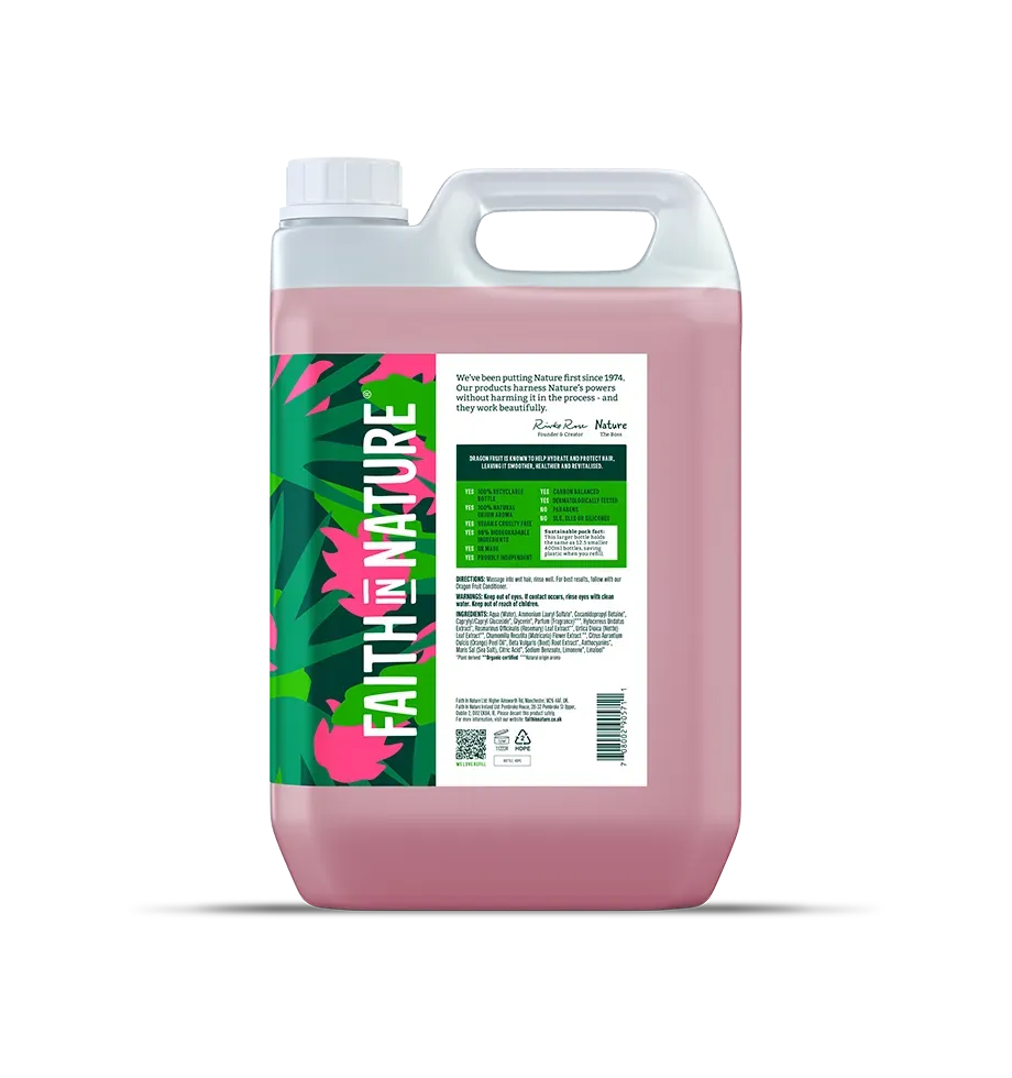 Faith in Nature Dragon Fruit shampoo 5L vet haar