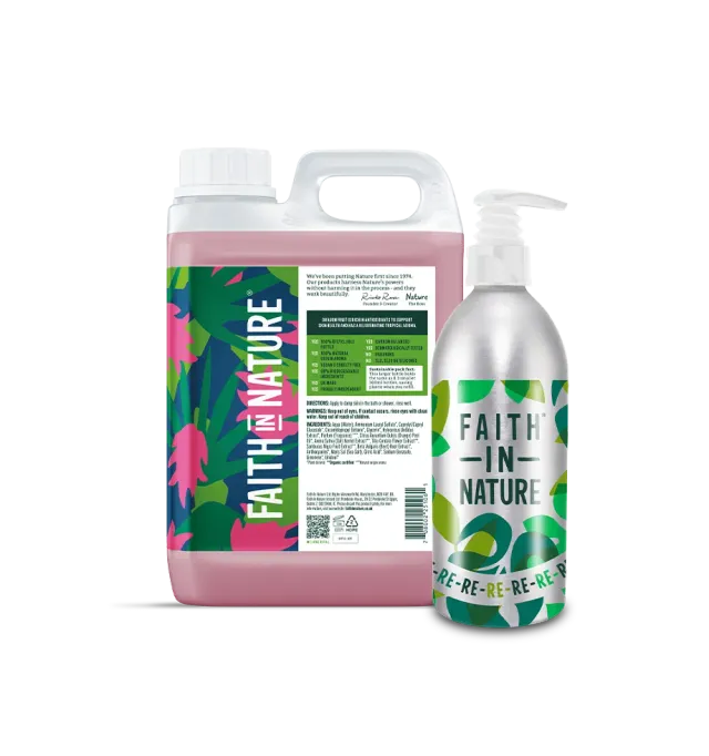 Faith in Nature Dragon Fruit douchegel 2,5L navulfles