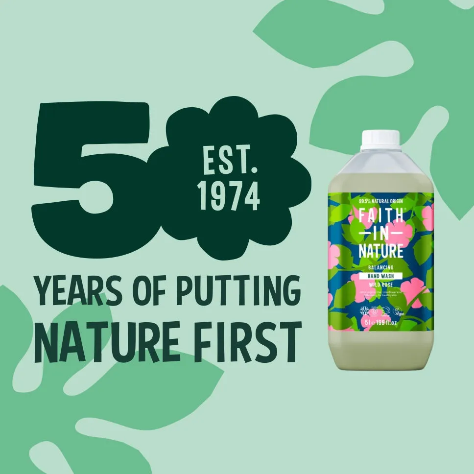 Faith in Nature Wild Rose handzeep 5L navulling
