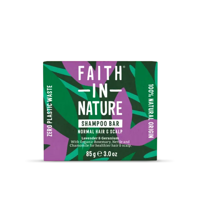 Faith in Nature Lavender & Geranium shampoo bar