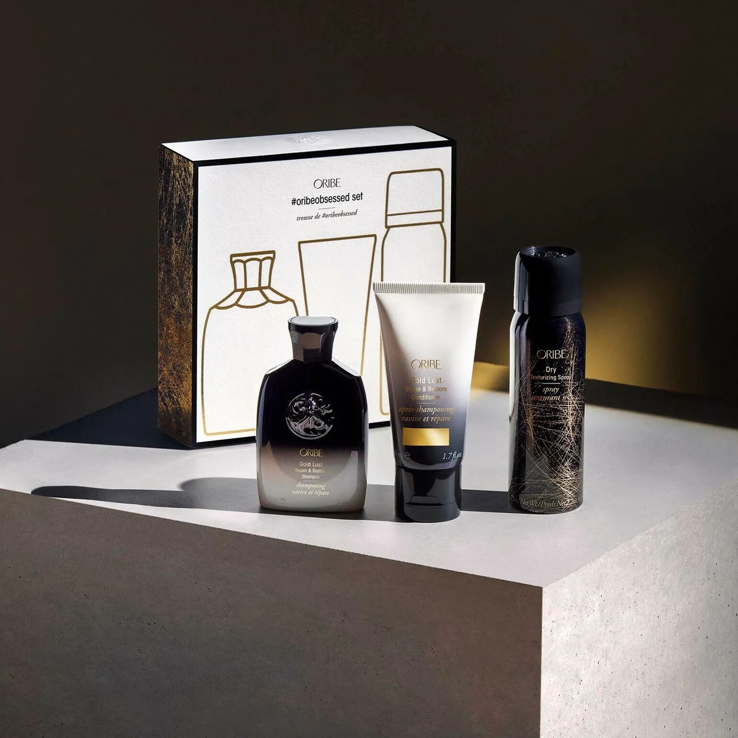 Oribe #oribeobsessed Set reisset Gold Lust + spray