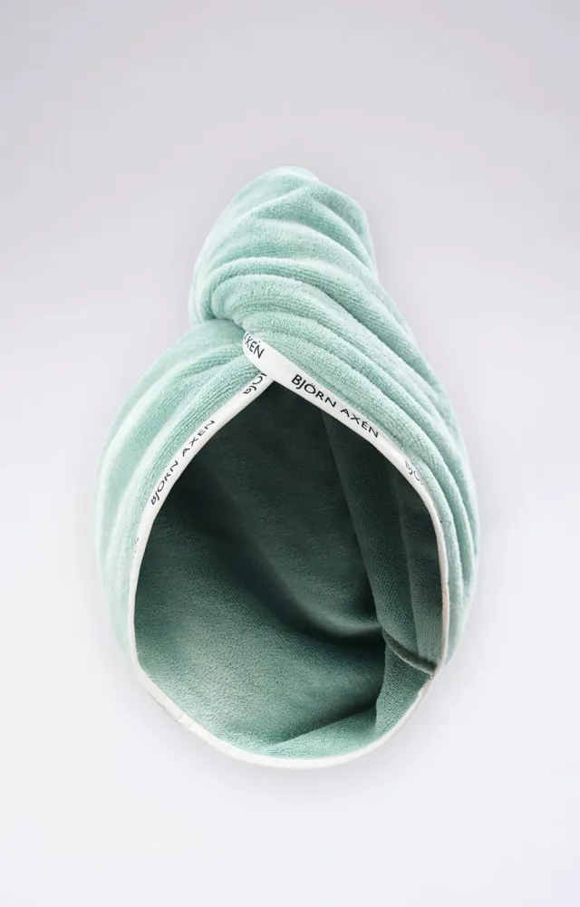 Björn Axén Hair Towel Wrap haarhanddoek groen microvezel