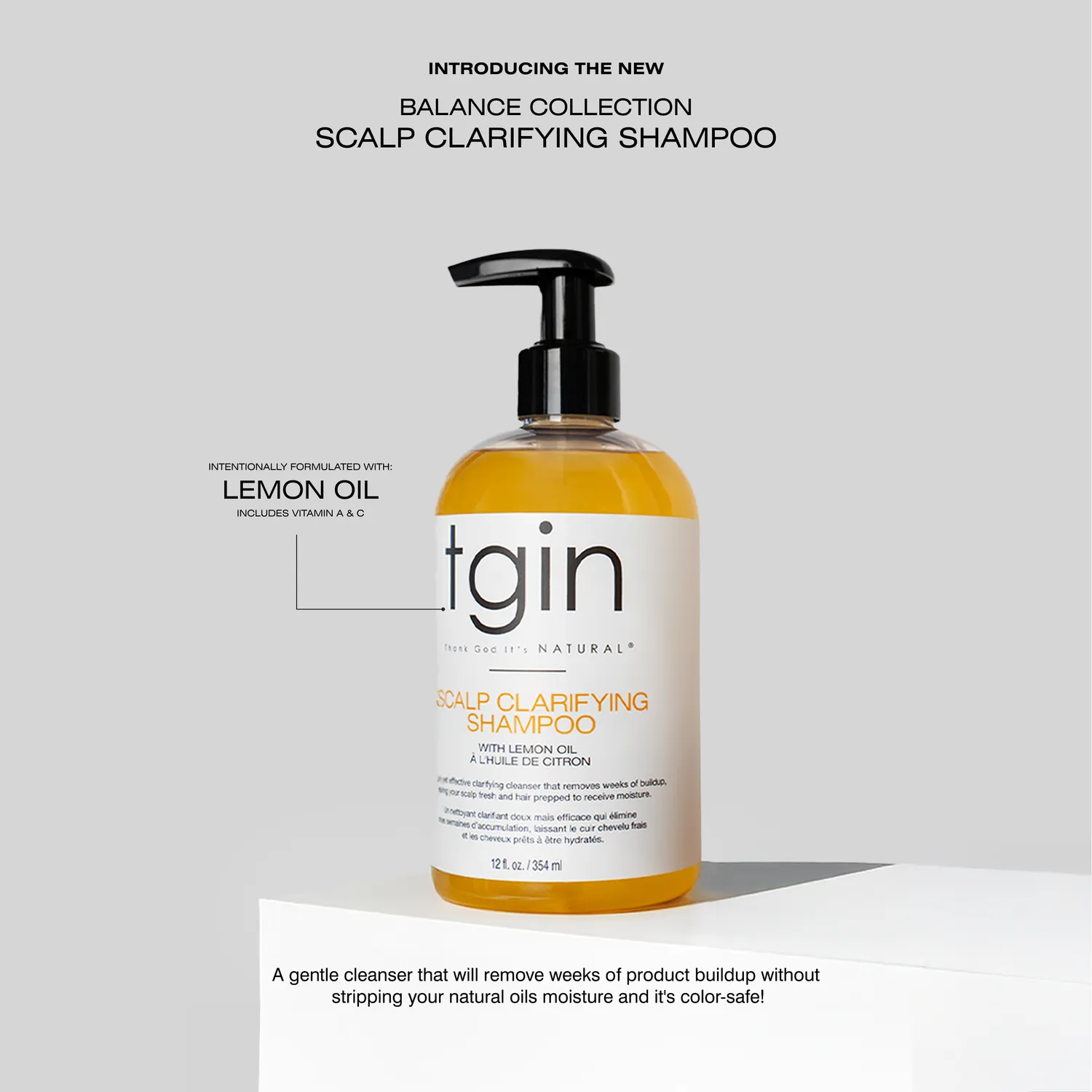 TGIN Balance Scalp Clarifying Shampoo zuiverende shampoo hoofdhuid