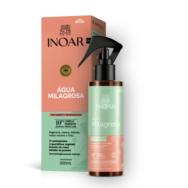 Inoar Água Milagrosa haarspray 10 seconden herstel