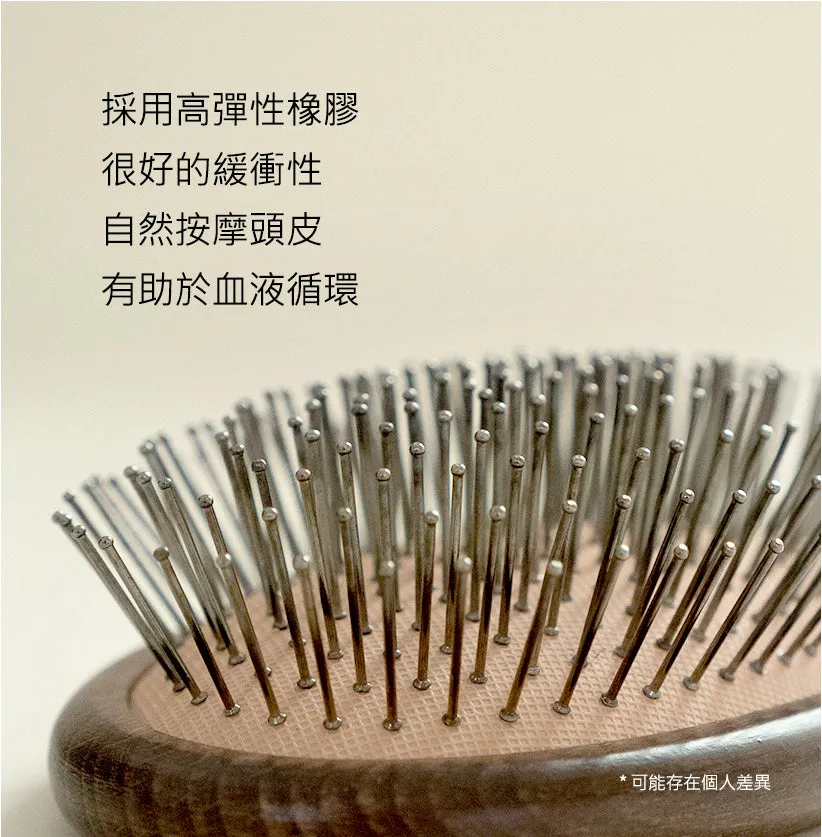 Curly Shyll Scalp Relaxing Brush hoofdhuidborstel hout