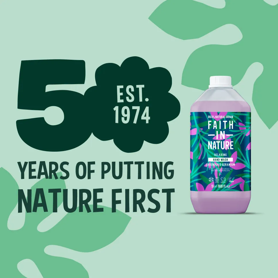 Faith in Nature Lavender & Geranium handzeep 5L navulling