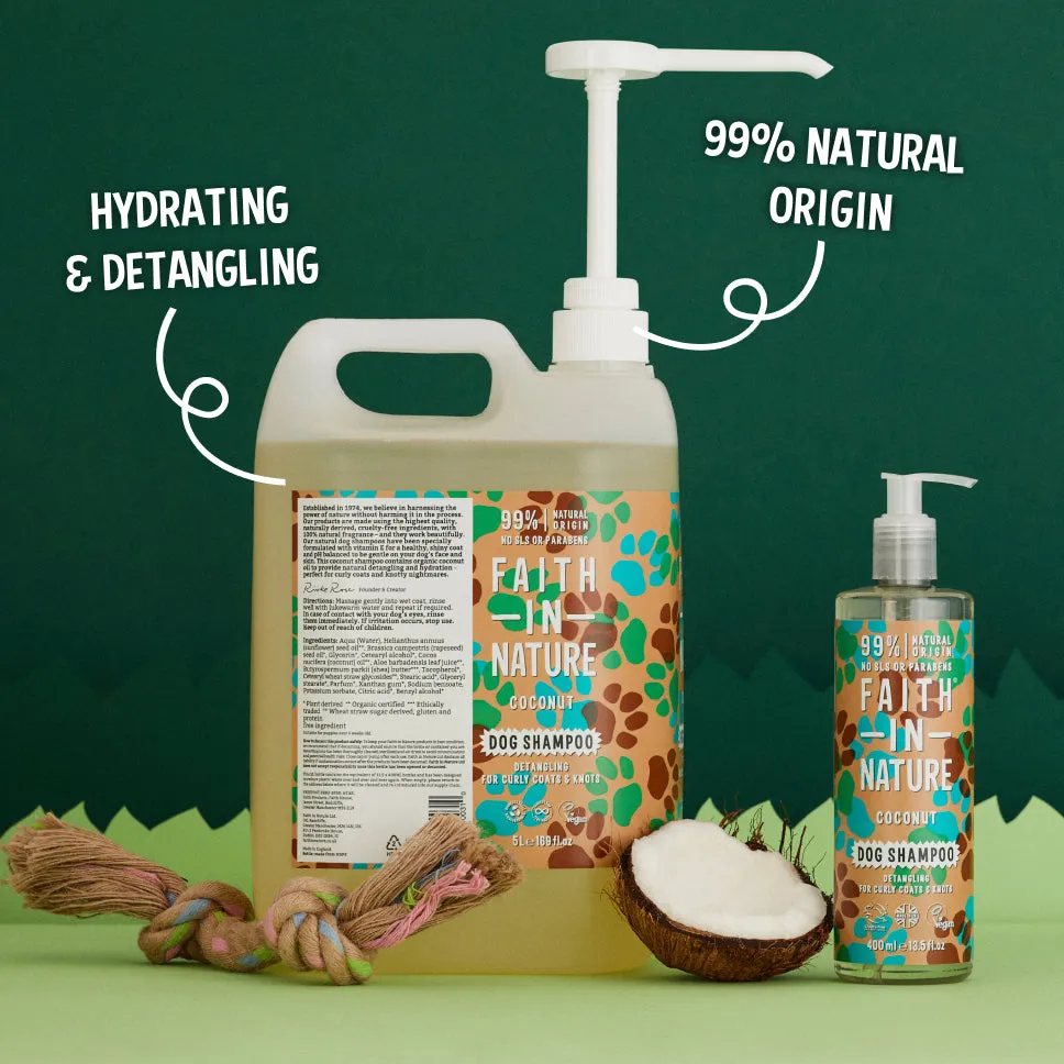 Faith in Nature Coconut hondenshampoo 5L navulling