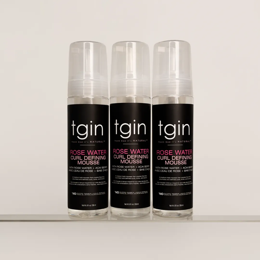 TGIN Wash & Go Bundle set voor krullen met rozenwater