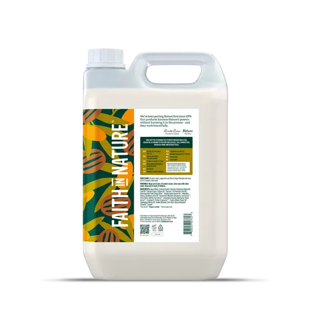 Faith in Nature Shea & Argan conditioner 5L voor krul