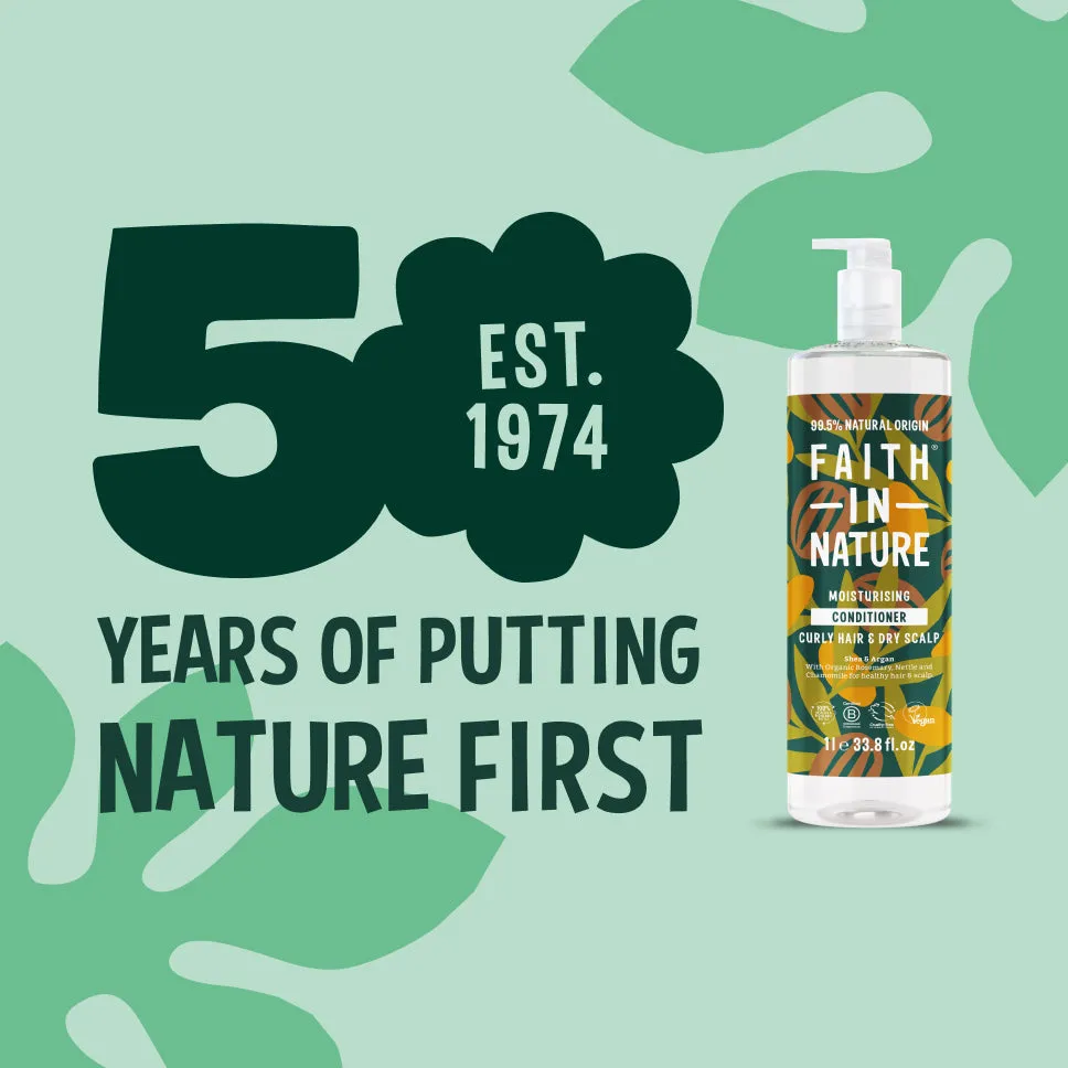 Faith in Nature Shea & Argan conditioner 1L voor droog haar
