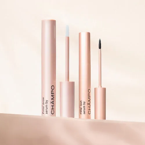 Chāmpo Pitta Lash & Brow Duo wimperserum voor vollere groei