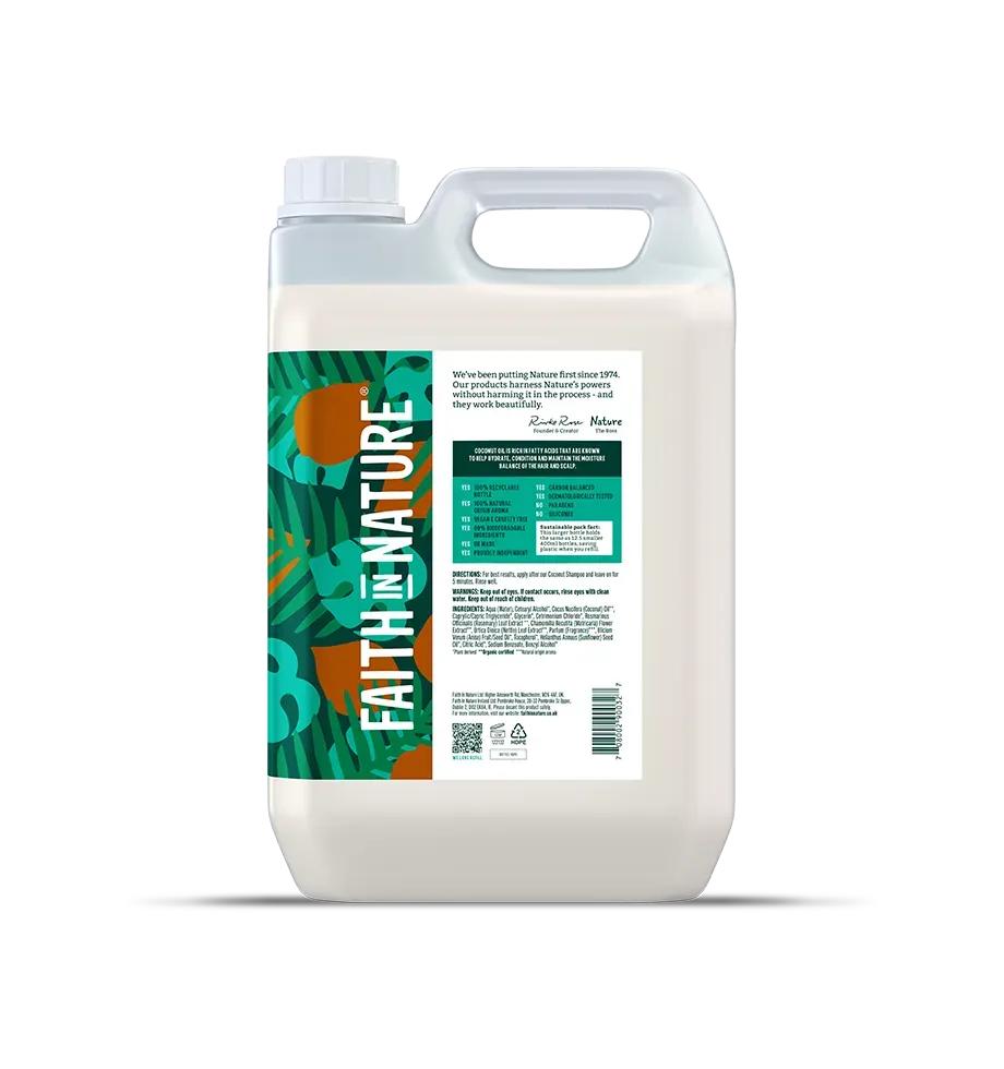 Faith in Nature Coconut conditioner 5L droog haar