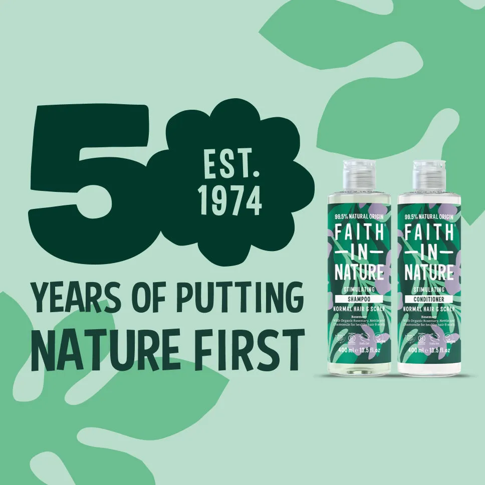 Faith in Nature Rosemary shampooset 2x400ml normaal