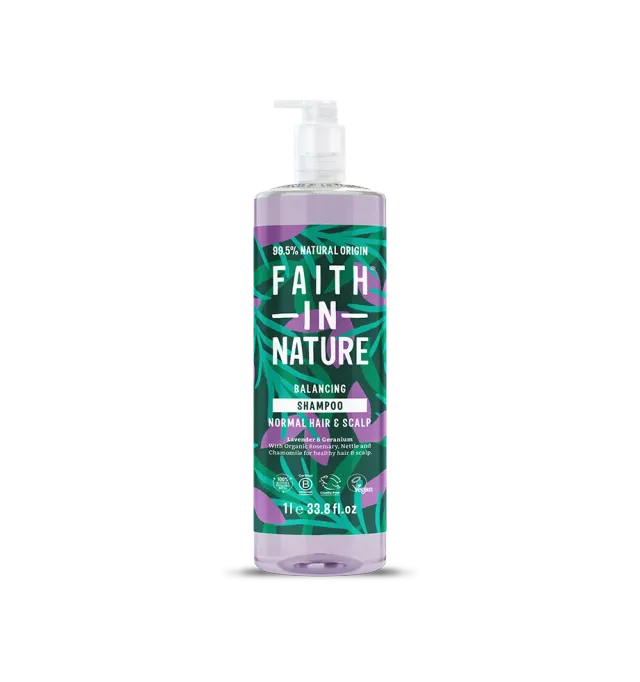 Faith in Nature Lavender & Geranium shampoo 1L kalmerend